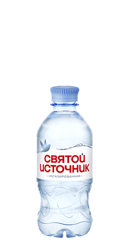 Вода питьевая Святой Источник 0,33л негазир., пластик 12 бут.