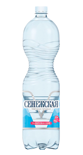 Вода питьевая «Сенежская» газированная 1,5л х 6 бут
