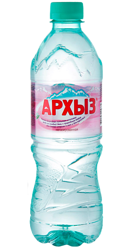 Вода питьевая «Архыз» 0,33л, негазированная, пластик 0,33л х 12бут