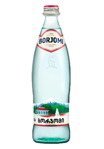 Вода питьевая газированная Боржоми 0,33 л*12 бут.