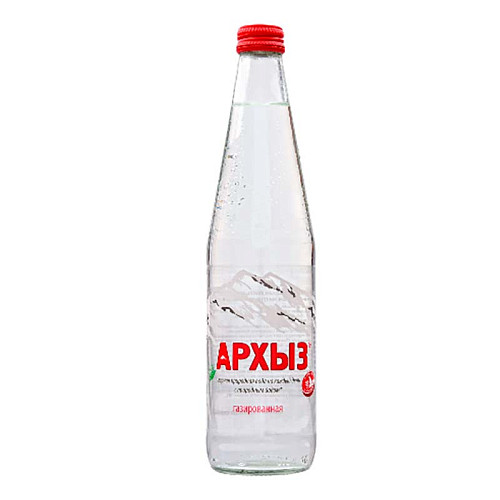 Вода питьевая Архыз газ 0,5л х 20бут стекло